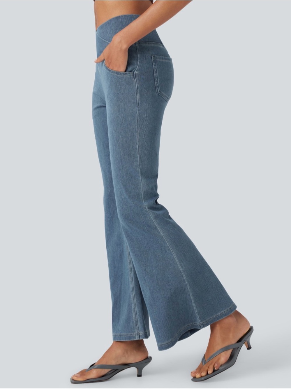 Halara Blue Women's Flared Jeans